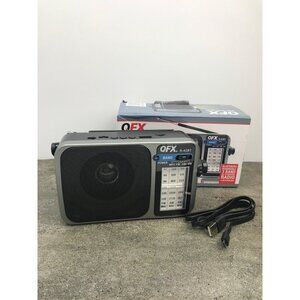 OFX 3 Band AM/FM Shortband Radio Bluetooth Rechargeable With LED Flashlight